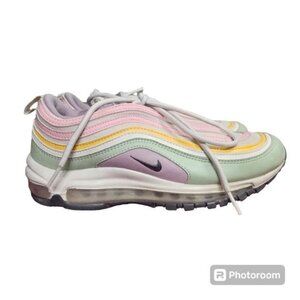 Nike Air Max 97 Womens Multi Pastel Shoes Sz 8.5 Athletic Sneakers 2021 Casual